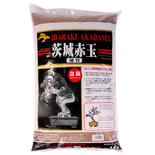 Bonsai-Erde Akadama 1-5 mm Ibaraki hart 4 Liter (nicht original verpackt) von HENSITA