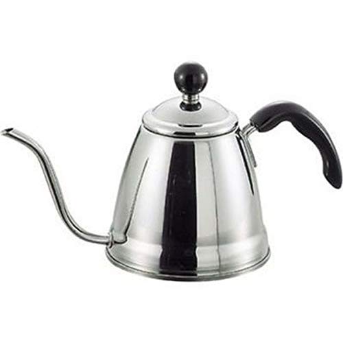 JapanBargain 4062, japanischer Schwanenhals-Wasserkocher zum Übergießen von Kaffee und Tee, Edelstahl, Induktionsherd kompatibel, 6 Tassen, 1,2 Liter, Made in Japan von JapanBargain