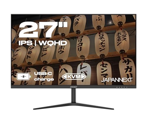 JapanNext Monitor 27 Zoll IPS WQHD (2560x1140) | HDR & KVM | USB-C-Laden (65W) Höhen- & Neigungsverstellbar (HSP) Integrierte Lautsprecher | G-Sync/FreeSync | 2 Jahre Garantie | JN-IPS27FHDR-C65W-HSP JapanNext Monitor 27 Zoll IPS WQHD (2560x1140) | HDR & KVM | USB-C-Laden (65W) Höhen- & Neigungsverstellbar (HSP) Integrierte Lautsprecher | G-Sync/FreeSync | 2 Jahre Garantie | JN-IPS27FHDR-C65W-HSP von JapanNext