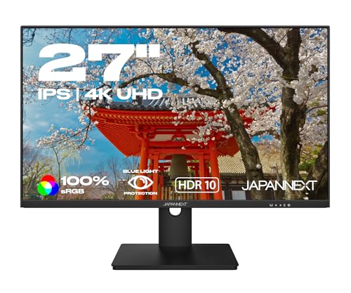 JAPANNEXT Monitor 27 Zoll IPS 4K UHD (3840x2160) | HDR | Höhen & Neigungsverstellbar (HSP) Integrierte Lautsprecher VESA-kompatibel | Flicker-Free G-Sync/FreeSync | 2 Jahre Garantie | JN-IPS2707UHDR JAPANNEXT Monitor 27 Zoll IPS 4K UHD (3840x2160) | HDR | Höhen & Neigungsverstellbar (HSP) Integrierte Lautsprecher VESA-kompatibel | Flicker-Free G-Sync/FreeSync | 2 Jahre Garantie | JN-IPS2707UHDR von JapanNext