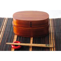 Bento Lunch Box "Magewappa' Doppelt Japanisch Fabrikat001 von Japankitchen