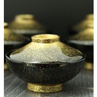 Echizen Lackwaren Hergestellt in Japan Aus Der Präfektur Fukui Set Lot Von 5 Sa4035-02 von Japankitchen