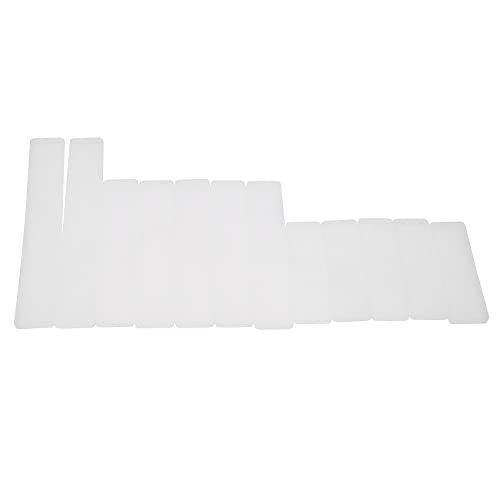 Jaqperd 12 StüCk/Set Rechteck Silikon Lesezeichen Form DIY Lesezeichen Form Herstellung Epoxidharz Schmuck von Jaqperd
