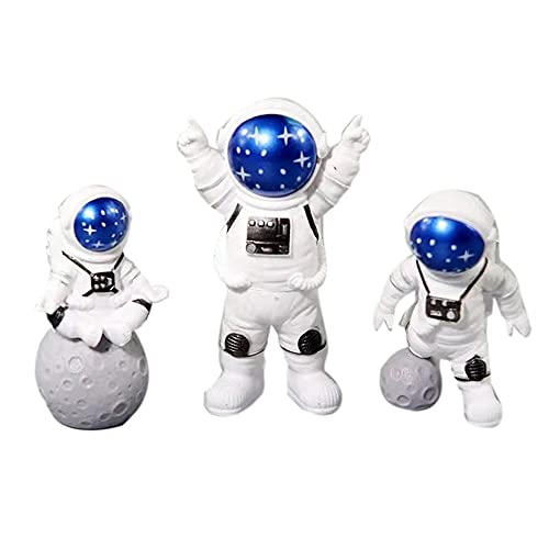 Jaqperd Nordischer Astronaut Figuren Harz Modell Mini Tisch Ornamente im Wohnzimmer DIY Moderne Hause Dekor ZubehöR Sternen Blau von Jaqperd