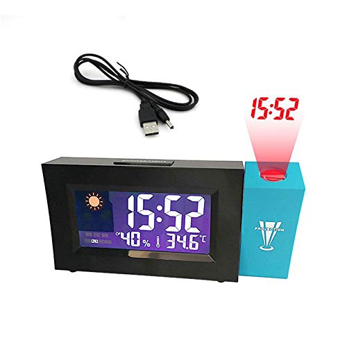 Jaqperd Projektion Digitaler Datum Schlummer Funktion Einstellbarer Hintergrund Beleuchtung Projektor LED Uhr mit Zeit Projektion Jaqperd Projektion Digitaler Datum Schlummer Funktion Einstellbarer Hintergrund Beleuchtung Projektor LED Uhr mit Zeit Projektion von Jaqperd