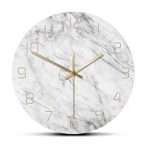 Jaqperd Quarz Analog Quiet Marmor Wanduhr 3D Chic WeißEr Marmor Print Moderne Runde Wanduhr Nordic Creativity Home Decor Jaqperd Quarz Analog Quiet Marmor Wanduhr 3D Chic WeißEr Marmor Print Moderne Runde Wanduhr Nordic Creativity Home Decor von Jaqperd