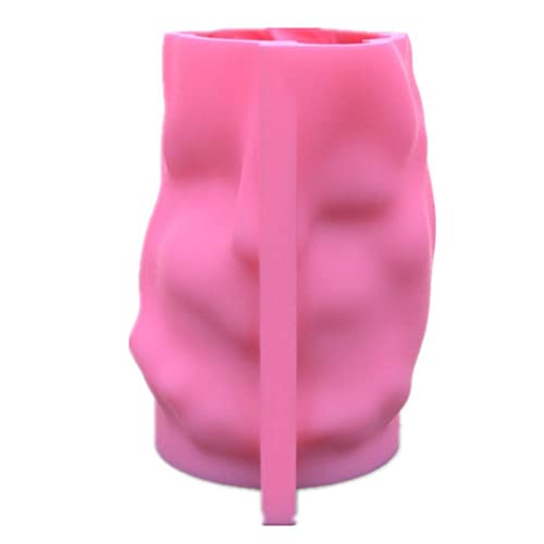 Jaqperd Silikonform 3D SüßEs MäDchen Blumentopfform DIY Kunsthandwerk Gips Kerze Kristall Epoxidharzform für Dekore A von Jaqperd