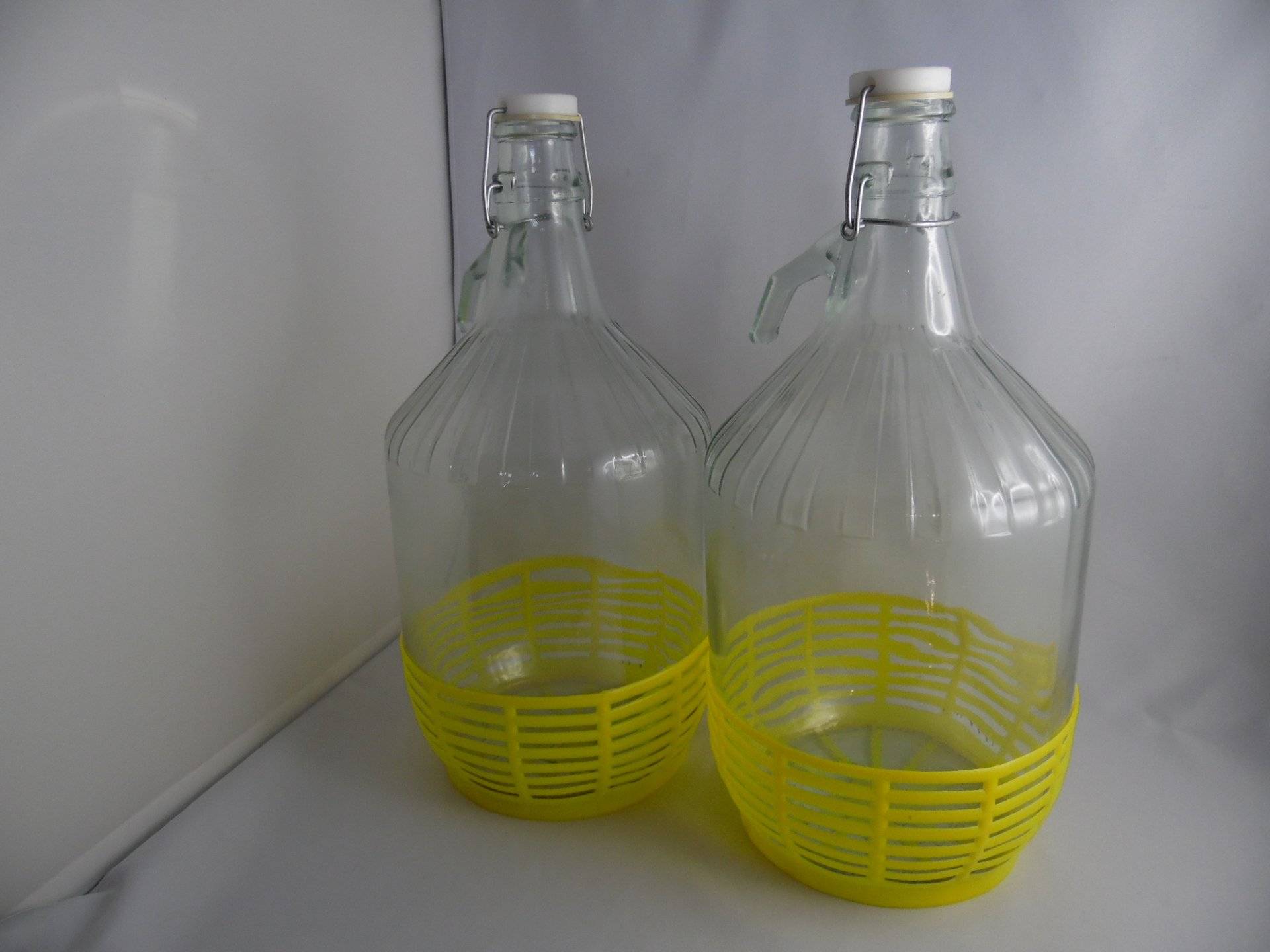 Weinballon 5 Liter mit Drahtbügelverschluss 2er Pack von Jar and More - Verallia Ukraine