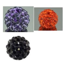 JarThenaAMCS 120 Stück Halloween-Strass-Ton-Perlen, lila, orange, schwarz, lose Perlen, glitzernde Discokugeln, Bastelperlen für Armbänder, Halsketten, Ohrringe, Bastelzubehör JarThenaAMCS 120 Stück Halloween-Strass-Ton-Perlen, lila, orange, schwarz, lose Perlen, glitzernde Discokugeln, Bastelperlen für Armbänder, Halsketten, Ohrringe, Bastelzubehör von JarThenaAMCS