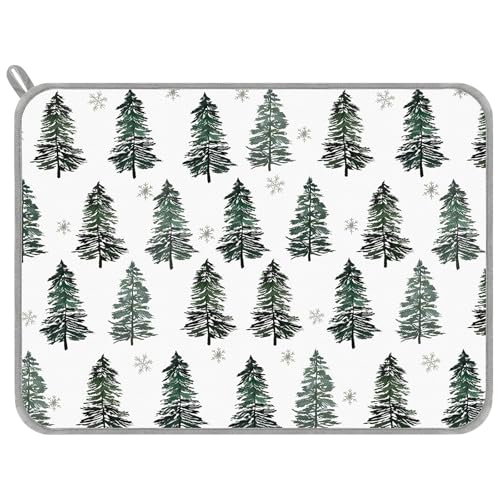 JarThenaAMCS Abtropfmatte für Weihnachten, saugfähig, für den Winter, Küche, Arbeitsplatte, Geschirr, Dekoration, 45,7 x 61 cm JarThenaAMCS Abtropfmatte für Weihnachten, saugfähig, für den Winter, Küche, Arbeitsplatte, Geschirr, Dekoration, 45,7 x 61 cm von JarThenaAMCS