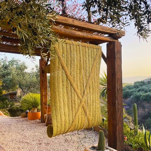 ESPARTO-Jalousie, handgefertigt in Spanien, 200 x 100 cm, Esparto Esteron Andaluz, Rollo aus Naturfasern - Jute-Jalousie von Jarapa Home Made with love