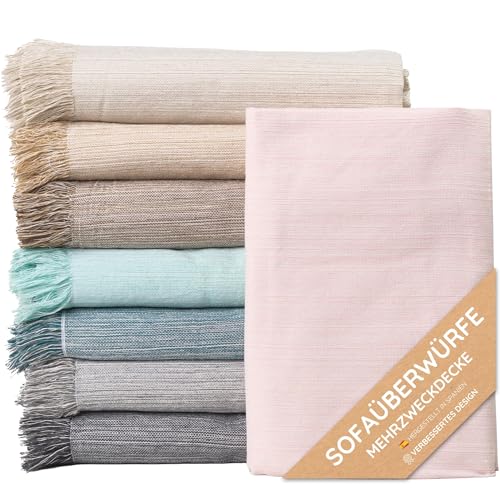 Jarapa Home - Bettüberwurf und Sofaüberwurf - Hochwertige Schutzhüllen für Sofa und Bett. Spannbezüge für Sofas und Sofaüberwürfe. Bequeme Sofadecken für Sitzfläche und Überwurf Sofa von Jarapa Home Made with love