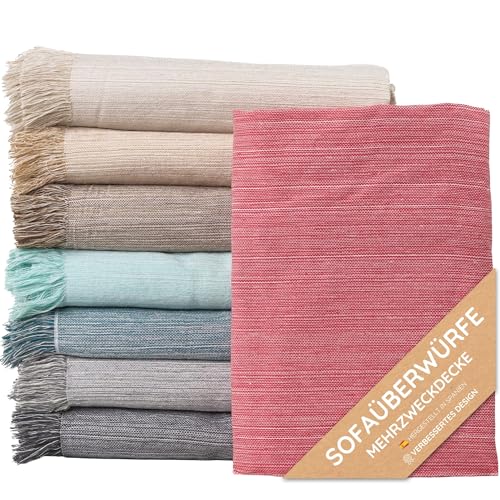 Jarapa Home - Bettüberwurf und Sofaüberwurf - Hochwertige Schutzhüllen für Sofa und Bett. Spannbezüge für Sofas und Sofaüberwürfe. Bequeme Sofadecken für Sitzfläche und Überwurf Sofa von Jarapa Home Made with love