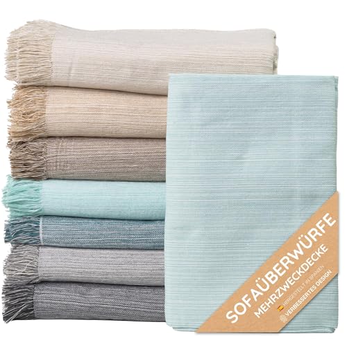 Jarapa Home - Bettüberwurf und Sofaüberwurf - Hochwertige Schutzhüllen für Sofa und Bett. Spannbezüge für Sofas und Sofaüberwürfe. Bequeme Sofadecken für Sitzfläche und Überwurf Sofa von Jarapa Home Made with love