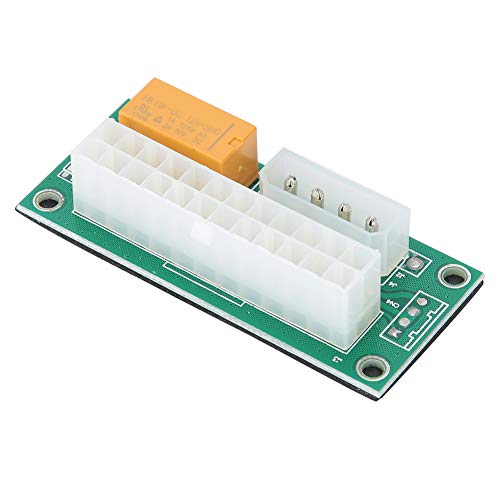 Jarchii Kleines EIN/Aus-Modul, Robustes, hochwertiges Atx24Pin-Netzteilmodul, Durable Mining 4PIN für Dual Power Starter Board von Jarchii