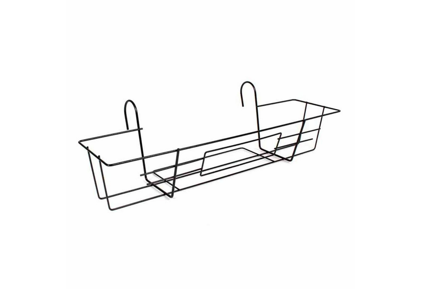 Jardifer Blumenkastenhalter Metall-Balkonkastenhalter schwarz 65 x 22 cm Jardifer Blumenkastenhalter Metall-Balkonkastenhalter schwarz 65 x 22 cm von Jardifer