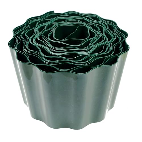 Jardinion 9m Rasenkanten, Beeteinfassung, Beetumrandung Breite 20cm Grün, Wurzelsperre, Umrandung Rasen oder Gartenbeet, breiter Anwendungsbereich Jardinion 9m Rasenkanten, Beeteinfassung, Beetumrandung Breite 20cm Grün, Wurzelsperre, Umrandung Rasen oder Gartenbeet, breiter Anwendungsbereich von Jardinion