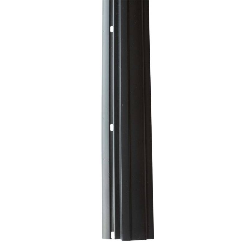 Jardinion Noppenbahn Abschlussprofil 1m PVC Schwarz Abdeckleiste von Jardinion