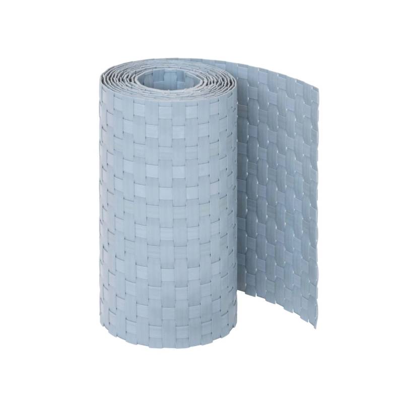 Jardinion Sichtschutzstreifen 250cm x 19cm x 2,4mm Hellgrau Blickdicht von Jardinion