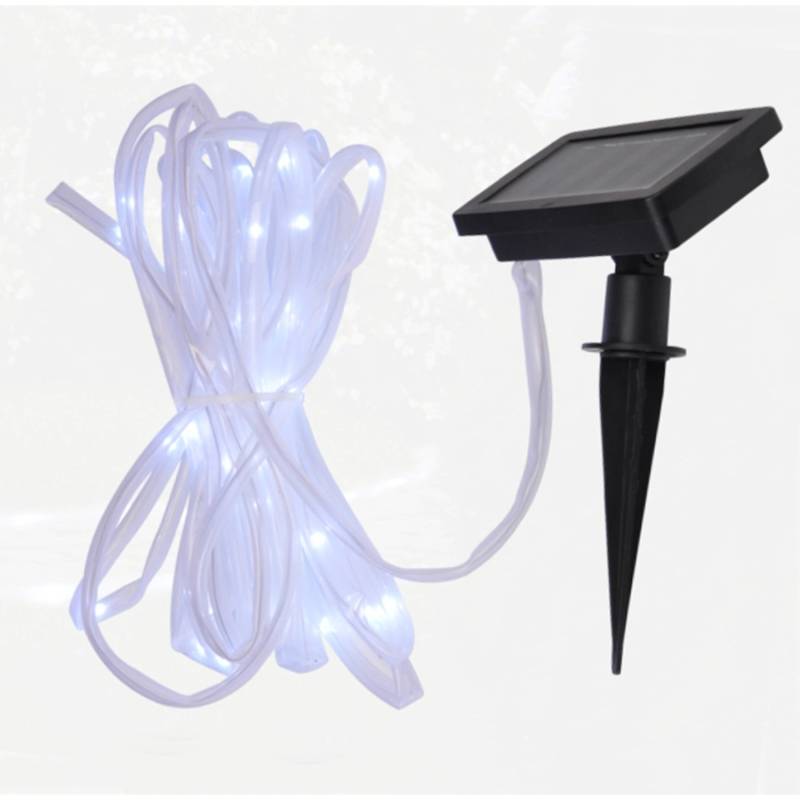 Jardinion Solarlichterkette LED 7m Gartenlichterkette Transparent von Jardinion