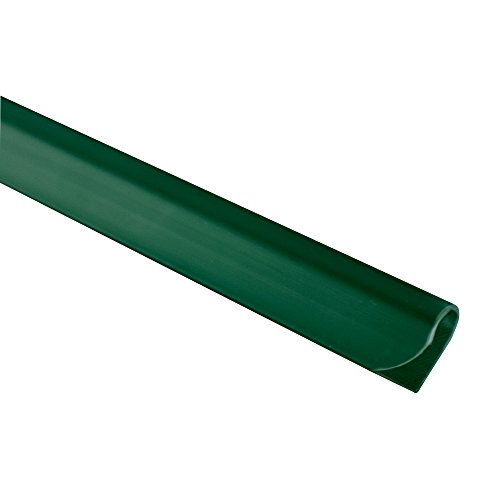 jarolift Befestigungsclips Klemmschienen für PVC Sichtschutzstreifen, Fester Halt, aus Kunststoff, 25er-Set, 15 x 190 x 8 mm, Grün von jarolift