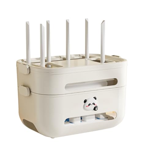 Jarsense WiFi Router Desktop Aufbewahrungsbox - 2-lagiges Panda-Design, stilvolle Kabel-Desktop-Aufbewahrungsbox für Router & Gaming-Zubehör, belüftet & einfache Montage Jarsense WiFi Router Desktop Aufbewahrungsbox - 2-lagiges Panda-Design, stilvolle Kabel-Desktop-Aufbewahrungsbox für Router & Gaming-Zubehör, belüftet & einfache Montage von Jarsense