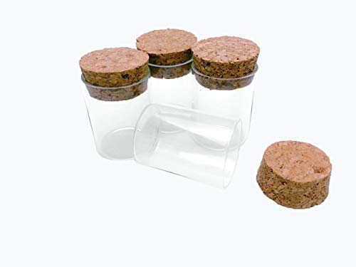 Jarvials 15ml transparente reagenzglas glasflasche mit korken stopfen，geeignet für die lagerung von flüssigkeiten, lakritz, sand, pulver (12, 15ml) von Jarvials