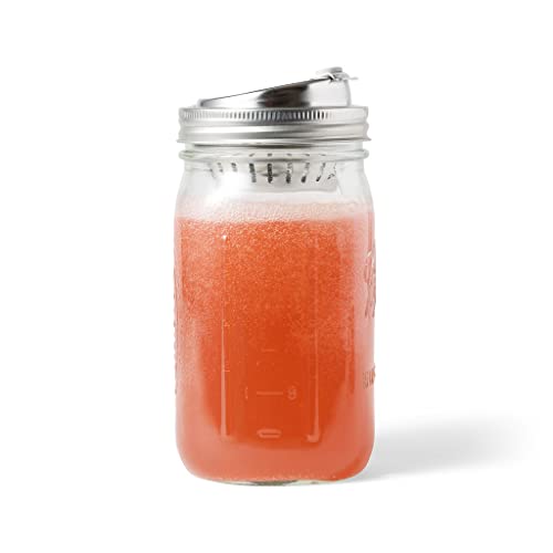 Jarware Mason Jar Fruit Infuser Drink Lid Stainless Steel Wide Mouth Jarware Mason Jar Fruit Infuser Drink Lid Stainless Steel Wide Mouth von Jarware