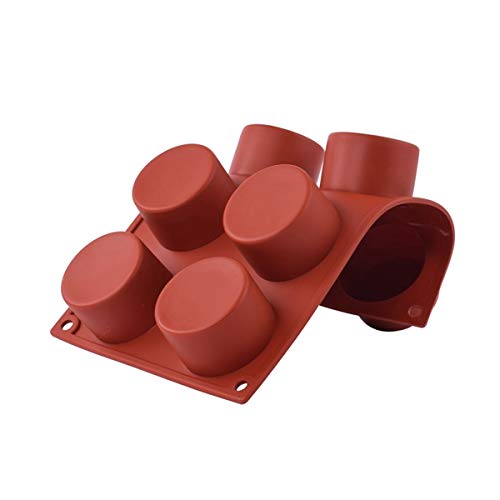 JasCherryDirect JasCherry Runde Silikonformen zum Backen von Backformen für Kuchen, Seife, Gelee, Brot, Pudding, Muffins JasCherryDirect JasCherry Runde Silikonformen zum Backen von Backformen für Kuchen, Seife, Gelee, Brot, Pudding, Muffins von JasCherry
