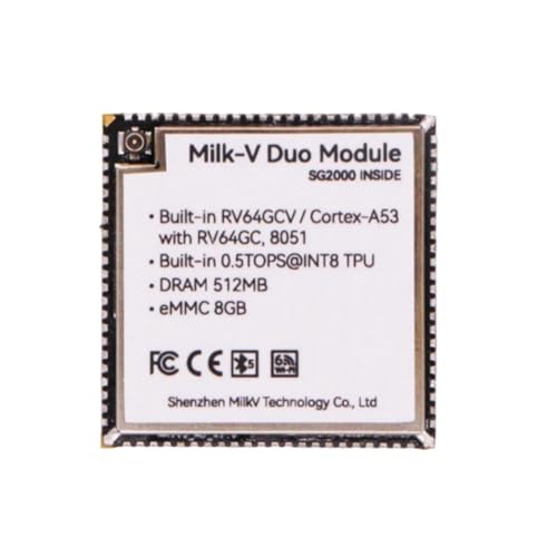 Jasaly Milk-V Duo Modul 01 SG2000 Kernmodul RISC-V 512MB Ideal für Fortgeschrittene Berechnungen Kein_WiFi-Mit_eMMc Jasaly Milk-V Duo Modul 01 SG2000 Kernmodul RISC-V 512MB Ideal für Fortgeschrittene Berechnungen Kein_WiFi-Mit_eMMc von Jasaly