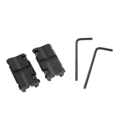 Jasaly Mini-Adapterhalterung aus Aluminiumlegierung, 11 mm bis 20 mm, 2 Stück in einer Box, einfache Installation, einfach zu bedienen von Jasaly