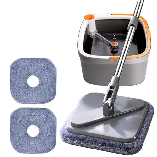 Jasaly Sauber und schmutziger Trennmopp Handwaschbarer Wischmopp schnell trocknender Mopp sauber trocken und nass Dual-Use Lazy Mop rotierender Mop, einfache Installation Jasaly Sauber und schmutziger Trennmopp Handwaschbarer Wischmopp schnell trocknender Mopp sauber trocken und nass Dual-Use Lazy Mop rotierender Mop, einfache Installation von Jasaly
