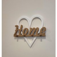 Schlüsselbrett Haus 3D Druck Home Schlüsselboard von JaschPrint