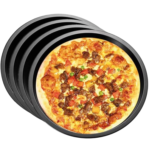 Pizzapfanne ausJasfyee Pizzablech, 18 cm Pizzablech rund, hohe Temperaturbeständigkeit 230 ℃ Pizzablech, Pizzapfanne Anwendbare Szenen: Küche, Restaurant, Party usw Kohlenstoffstahl Pizzapfanne ausJasfyee Pizzablech, 18 cm Pizzablech rund, hohe Temperaturbeständigkeit 230 ℃ Pizzablech, Pizzapfanne Anwendbare Szenen: Küche, Restaurant, Party usw Kohlenstoffstahl von Jasfyee