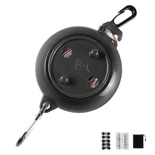 Reise Wäscheleine, 10M Lange Wäscheleine Balkon mit 10 Festen Clips und 20 Clips, Mobile Wäscheleine für Den Außenbereich für Campingausflüge Im Innen Oder Außenbereich von Jasfyee