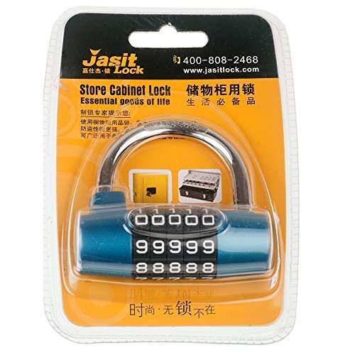 Bügelschloss mit 5 Ziffern Ziffernschloss Zahlenschloss Store Cabinet Lock Kombinationsschloss von Jasit Lock