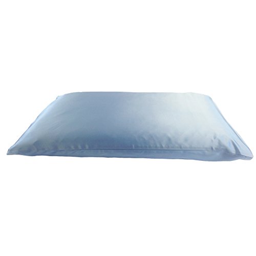 Jasmine Silk Luxus 100% Seide Kissenbezug Silk Pillowcase (BLAU) 50x75cm von Jasmine Silk