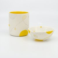 Einzigartige Handgefertigte Keramiktasse, Oneofakind-Tee - Oder Kaffeetasse, Süße Geschenktasse von JasminsClayWorks