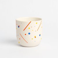 Handgefertigter Porzellanbecher - Einzigartiger Individuell Bemalter Becher, Einzigartige Handwerkliche Kreation, Perfektes Geschenk Für Kaffee- Und von JasminsClayWorks