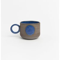 Handgetöpferte Keramiktasse Cappuccino Americano Tasse Steinguttasse Handgemachtes Kaffeetassen Geschenk Einzigartige Teetasse Einzigartiges von JasminsClayWorks