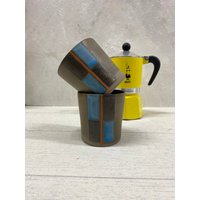Keramik Tasse Handgemachte Töpferei Steinzeug Handwerker Kein Griff Für Ihn von JasminsClayWorks