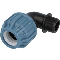 Jason - PP-Klemmverbinder 90° Winkel mit ag ø 25 mm x 1 Zoll - dvgw zugelassen von Jason