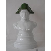 P # Vintage Französisch Limoges Ungestempelt Porzellan Napoleon Cognac Dekanter/Barware von Jasonlebrocanteur