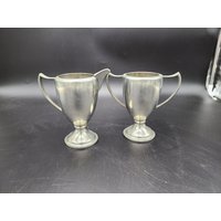 Bundes Zinn Große Phantasie Zucker Und Creamer Set von JasonsCollectables