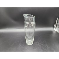 Handgemachtes Geätztes Glas Mit Einem Vogel Weinkaraffe Oder Wasserkrug 10" von JasonsCollectables