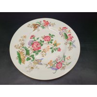 Wedgwood Charnwood Speiseteller 10 3/4" Blumen Und Schmetterlinge von JasonsCollectables