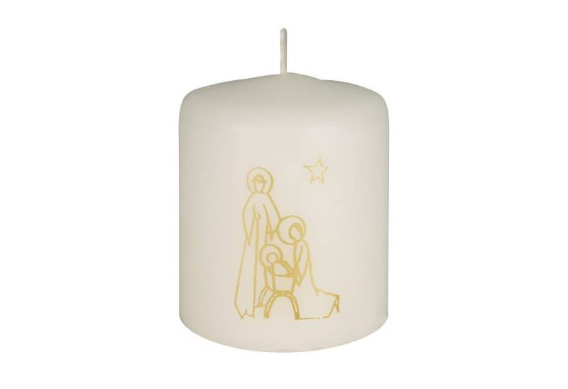 Jaspers Kerzen Adventskerze Weihnachtskerze Krippe in Gold 60 x Ø 50 mm, 1 Stück Jaspers Kerzen Adventskerze Weihnachtskerze Krippe in Gold 60 x Ø 50 mm, 1 Stück von Jaspers Kerzen