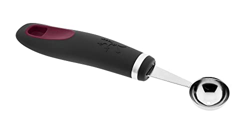 Ablager, Bolero. Farbe: Schwarz. Ergonomischer Griff aus rutschfestem Silikon. Spülmaschinenfest. Linie Essential – Jata Hogar von Jata