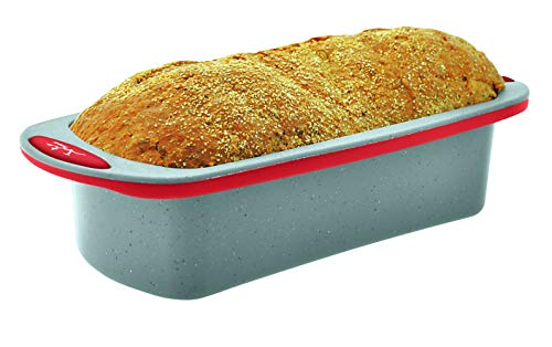 Jata MC63 Backform, Silikon, Grau und Rot, 24x10x6.5 cm von Jata