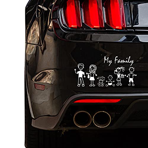 Jatour Familie Autoaufkleber | Familie Auto Aufkleber,Familienaufkleber für Autofenster, My-Family Papa Kinder Hund Aufkleber Aufkleber für Laptop Smartphone Autofenster Stoßstange Jatour Familie Autoaufkleber | Familie Auto Aufkleber,Familienaufkleber für Autofenster, My-Family Papa Kinder Hund Aufkleber Aufkleber für Laptop Smartphone Autofenster Stoßstange von Jatour